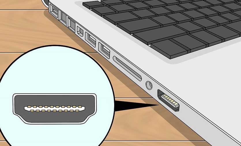 使用HDMI高清連接線將計算機和電視進行互連操作